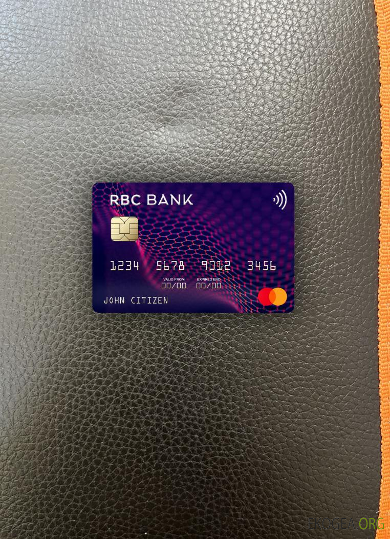 USA RBC Bank mastercard photolook recto